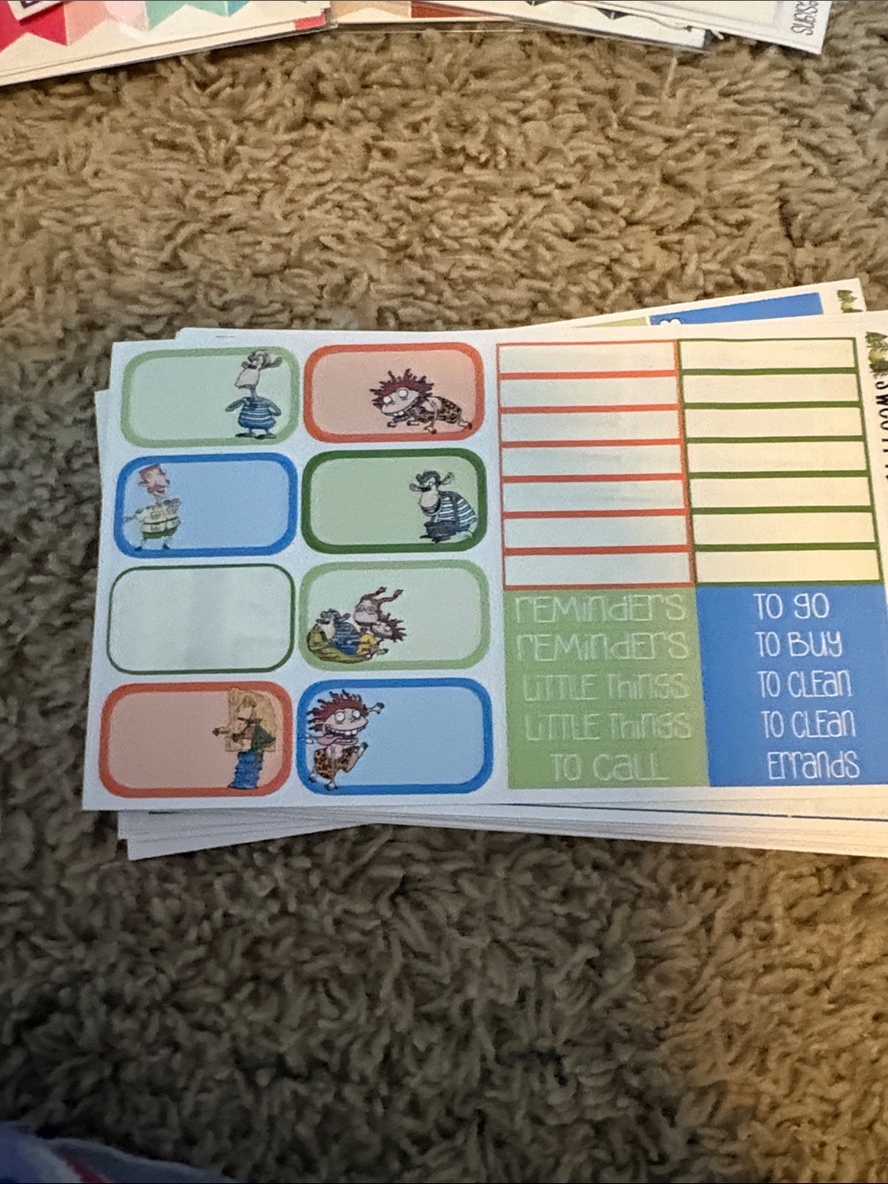 Assorted Planner Sticker Sheets - Multicolor - Picture 2 of 16